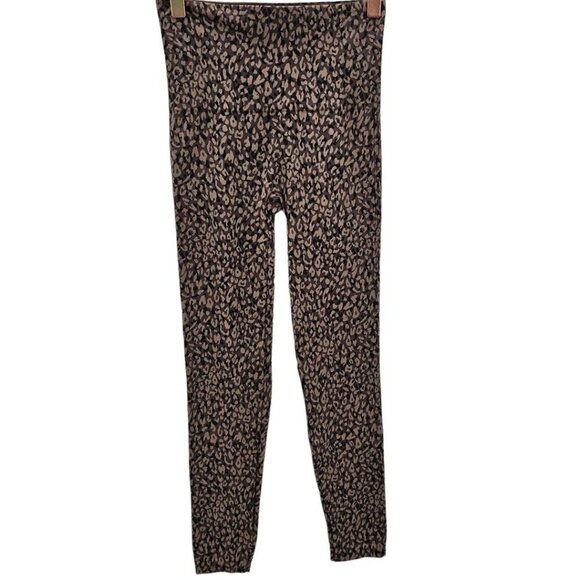 Spanx Womens XS Look At Me Now Leggings in Mini Leopard - Picture 3 of 4